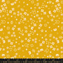 Bunny Bloom Goldenrod from the Woodland Park quilting fabric collection designed by Rashida Coleman-Hale for Ruby Star Society. 100% cotton quilting fabric, ideal for quilting, patchwork and dressmaking RS1088-12