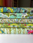 Full Moon Forest II  Blue and Green Fat Quarter Bundle designed by Tula Pink for FreeSpirit Fabrics. 100% cotton quilting fabric, ideal for quilting, patchwork and dressmaking