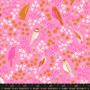 Spark Bird Flamingo from the Bird is the Word quilting fabric collection designed by Kimberly Kight for Ruby Star Society. 100% cotton quilting fabric, ideal for quilting, patchwork and dressmaking RS3077-12