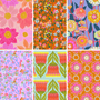 Jumpstart Fat Quarter Bundle. 100% lightweight quilting cotton ideal for quilting, patchwork and dressmaking