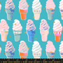 Ice Cream Turquoise from the Best Day Ever quilting fabric collection designed by Melody Miller for Ruby Star Society. 100% cotton quilting fabric, ideal for quilting, patchwork and dressmaking RS0105-17M