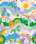 Best Day Ever Verdant Panel from the Best Day Ever quilting fabric collection designed by Melody Miller for Ruby Star Society. 100% cotton quilting fabric, ideal for quilting, patchwork and dressmaking RS0103-13