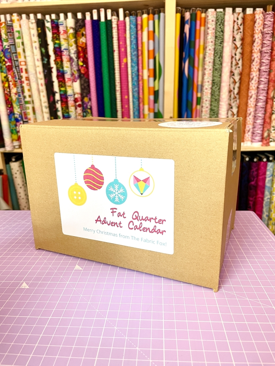 fat quarter advent calendar at The Fabric Fox