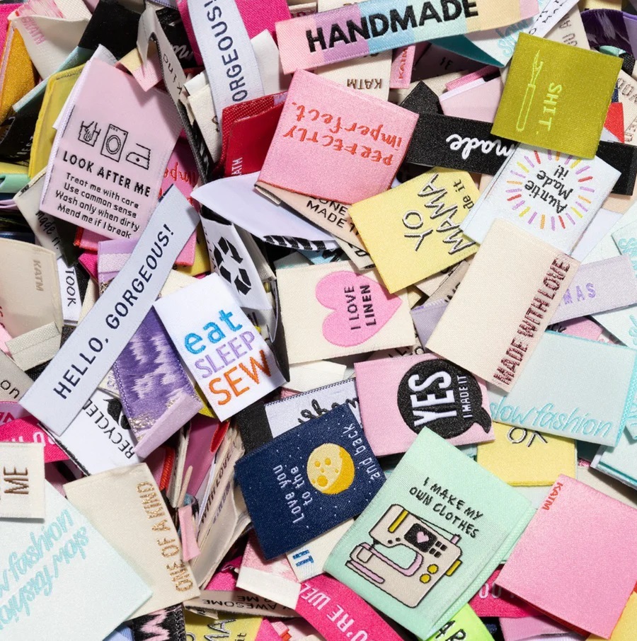 Kylie and the Machine garment labels at The Fabric Fox