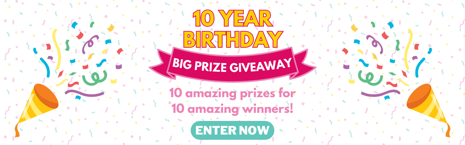 Celebrate The Fabric Fox 10 year birthday with our big prize giveaway. Browse our online fabric shop for modern patchwork and quilting fabric with fast and free UK delivery