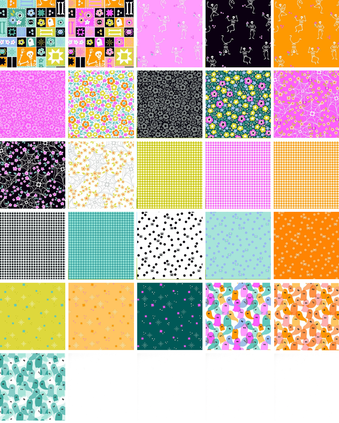 Ghostly Garden - Andover Fabrics