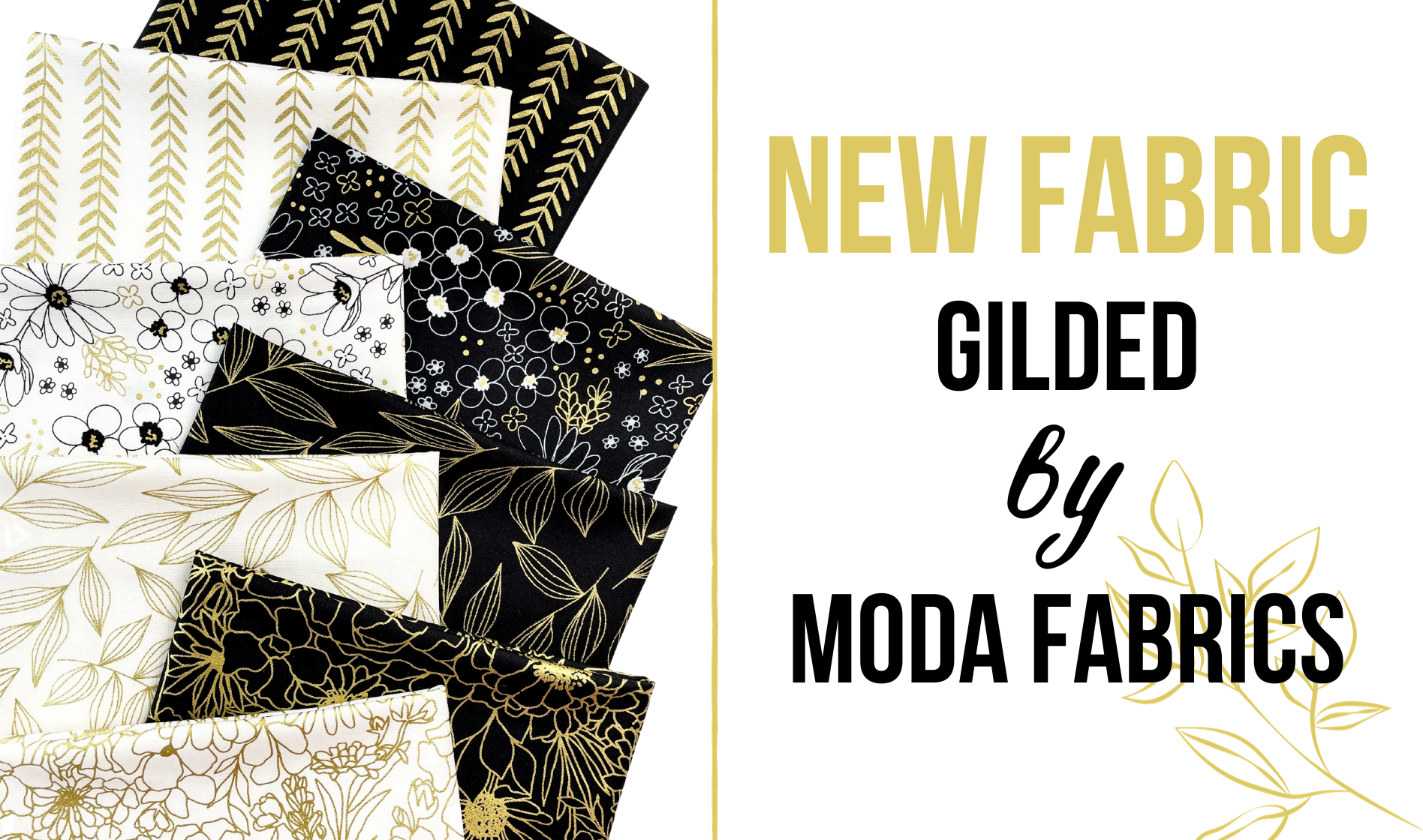 New Fabric Gilded by Moda Fabrics The Fabric Fox