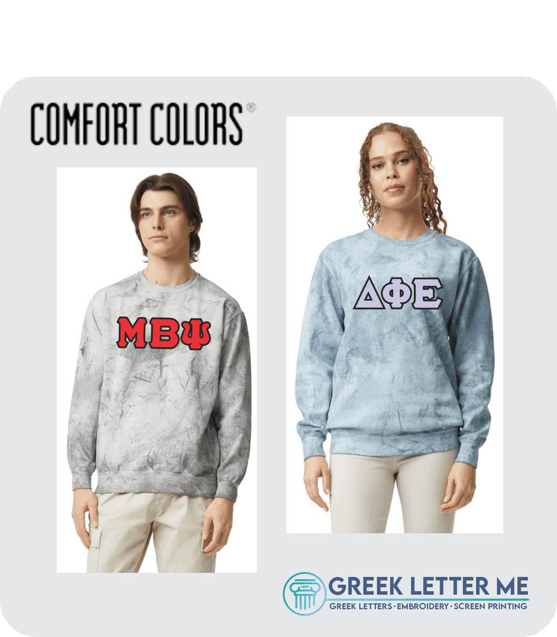 Comfort colors sorority sweatshirt shop