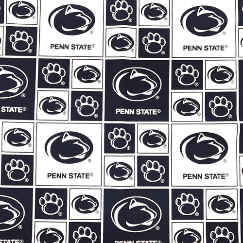 Penn State Greek Letter Fabric