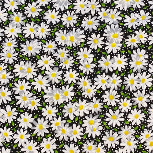 Daisies and Black Greek Letter Apparel