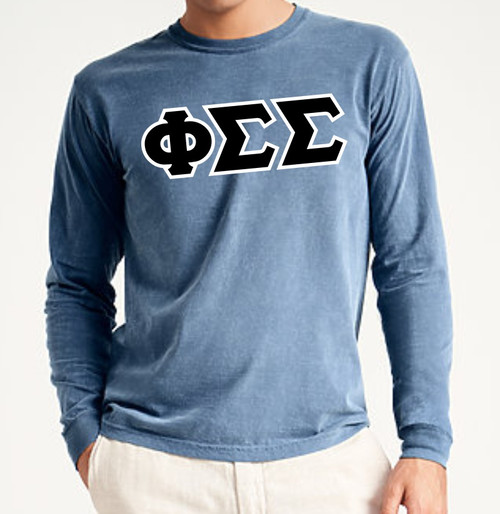 Comfort Colors Long Sleeve Greek Letter T-Shirt