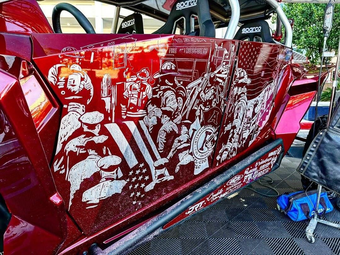 Hand-Engraved FOX + Shock Therapy Equipped Polaris RZR XP1000 Steals ...