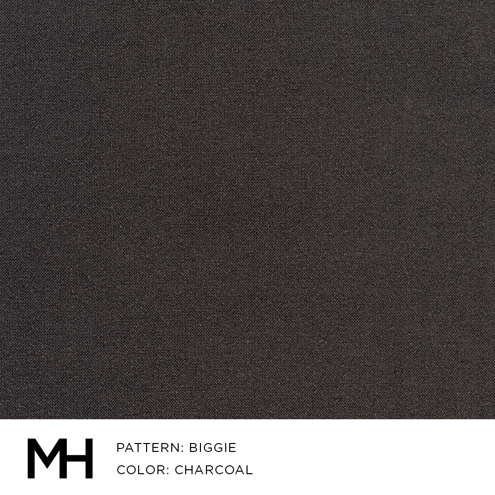 Moss Home Made in the USA Biggie Charcoal Fabric Swatch