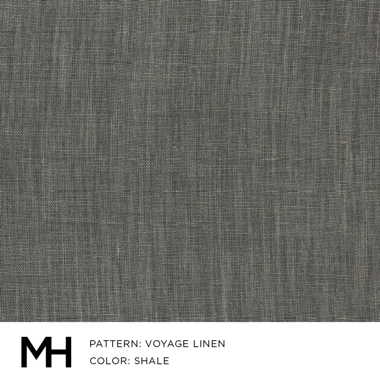 Linen Gray Fabric Swatch