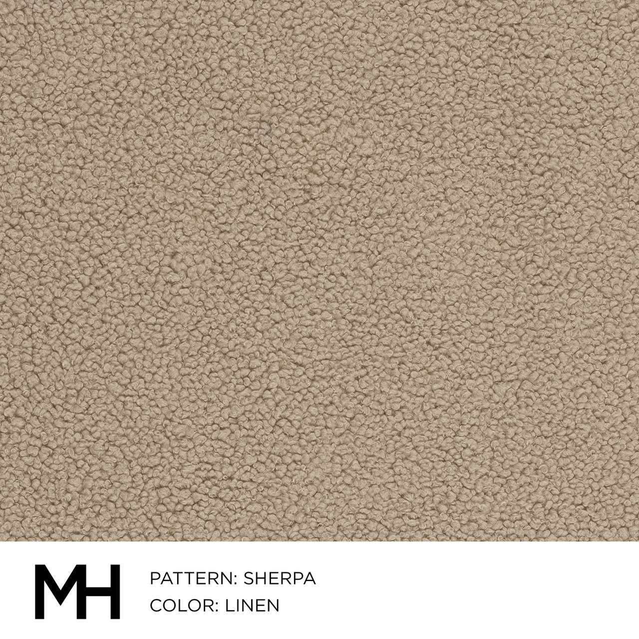 Moss Home | Made in the USA - Sherpa Linen Fabric Swatch