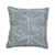 Blurred Lines w Piping 20" Pillow in Indigo, throw pillow, accent pillow, decorative pillow