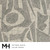 Moss Home Dante Fabric by the Yard in Smoke
