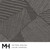 Moss Home Endless Charcoal Fabric by the Yard