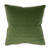 Moss Home Banks Pillow in Emerald, velvet throw pillow, accent pillow, decorative pillow