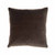 Moss Home Banks Pillow in Godiva, velvet throw pillow, accent pillow, decorative pillow