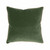 Moss Home Banks Pillow in Jade, velvet throw pillow, accent pillow, decorative pillow