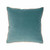 Moss Home Banks Pillow in Turquoise, velvet throw pillow, accent pillow, decorative pillow