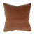 Moss Home Banks Pillow in Yam, velvet throw pillow, accent pillow, decorative pillow