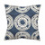 Moss Home Mandala 22" Pillow in Indigo, 22" throw pillow, accent pillow, decorative pillow