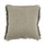 Heavy Linen Frayed Pillow