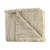 Moss Home Nest Frayed Throw, accent throw blanket, decorative throw, bisque throw | Made in the USA