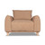Moss Home Ketch Chair in Riley Coral - Front View