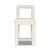 Moss Home Georges Bar Chair in Penelope Bone - Front View