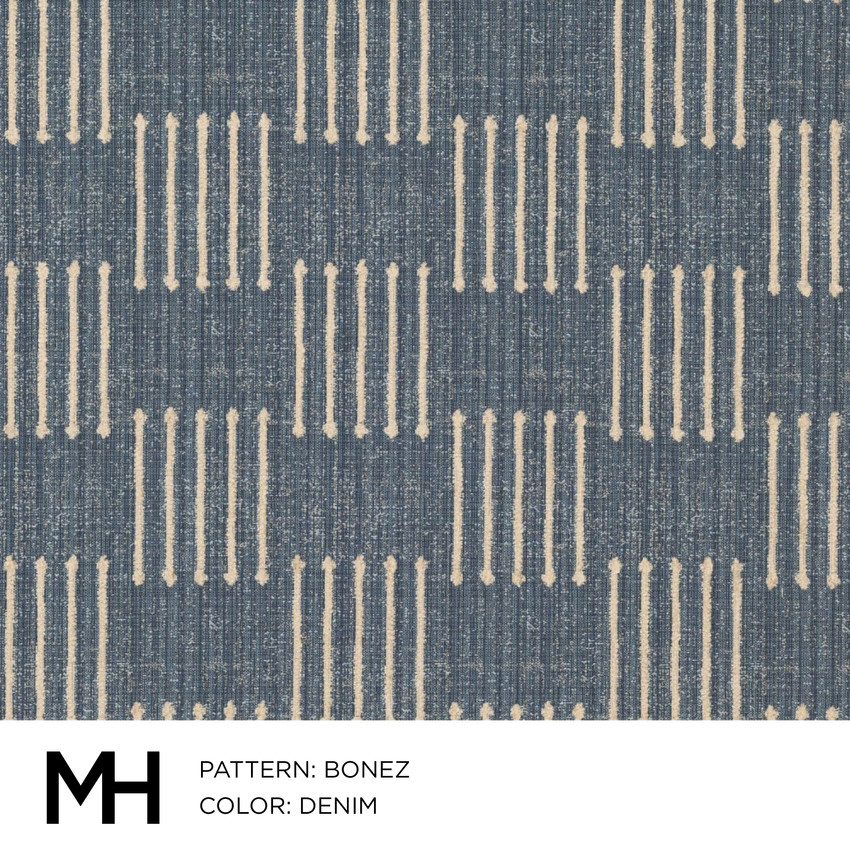 Bonez Indigo Fabric Swatch