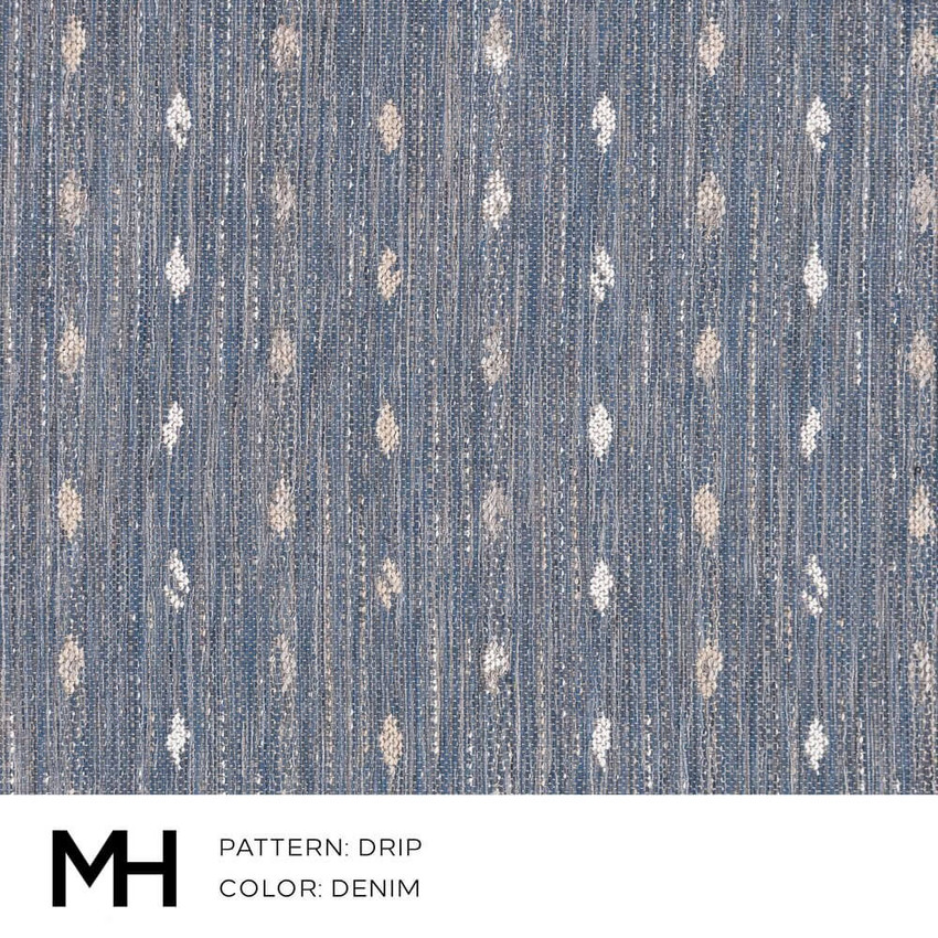 Drip Denim Fabric Swatch