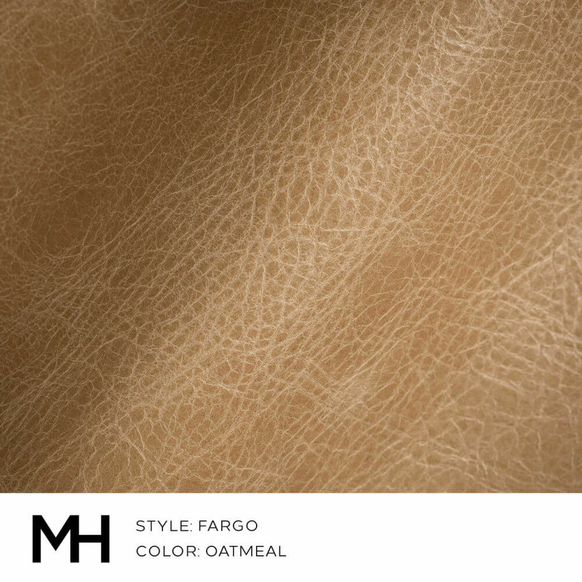 Fargo Oatmeal Leather Swatch