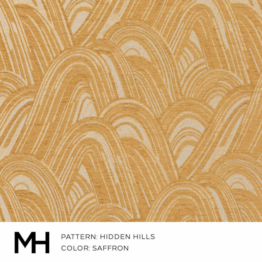 Hidden Hills Saffron Fabric Swatch