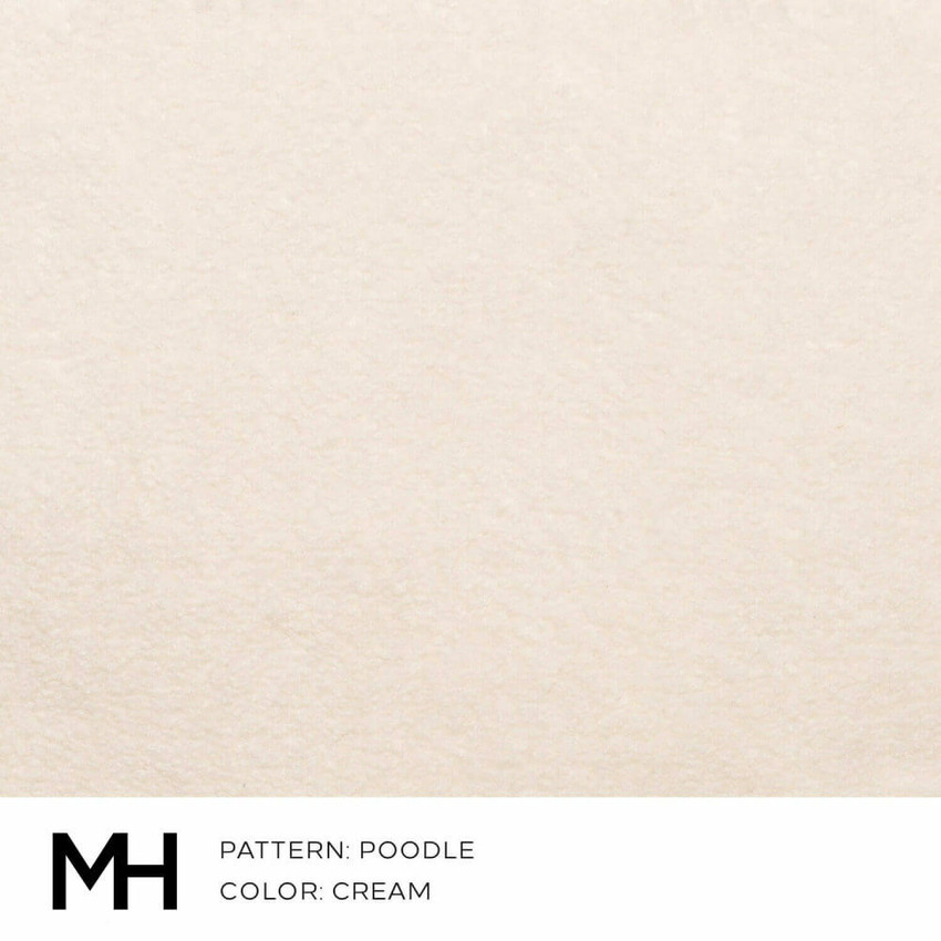 Poodle Cream Fabric Swatch