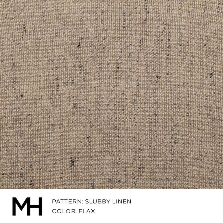 Slubby Linen Flax Fabric Swatch