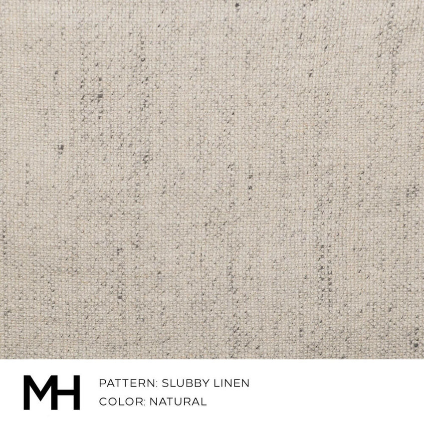 Slubby Linen Natural Fabric Swatch