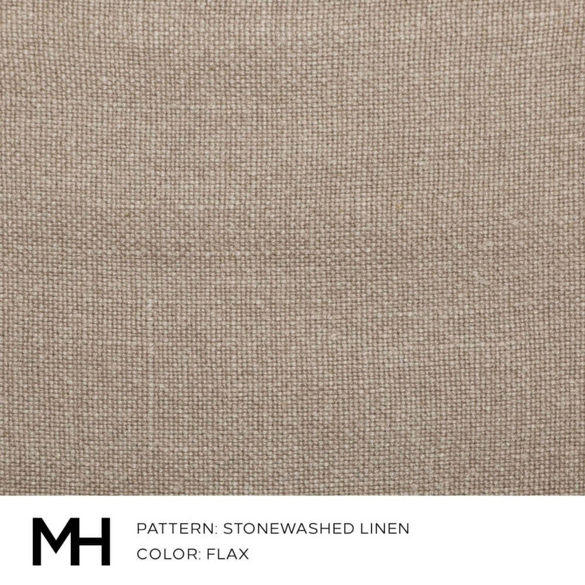 Stonewashed Linen Flax Fabric Swatch