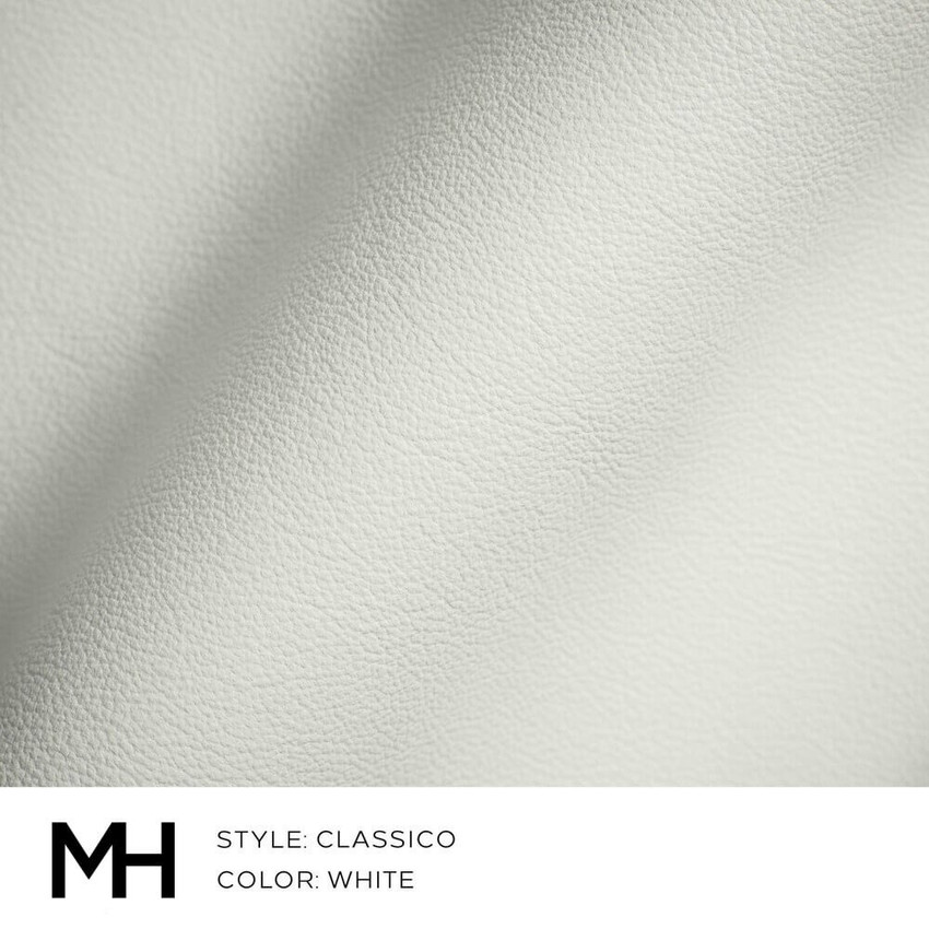 Classico White Leather Swatch