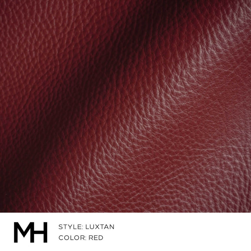 Luxtan Red Leather Swatch