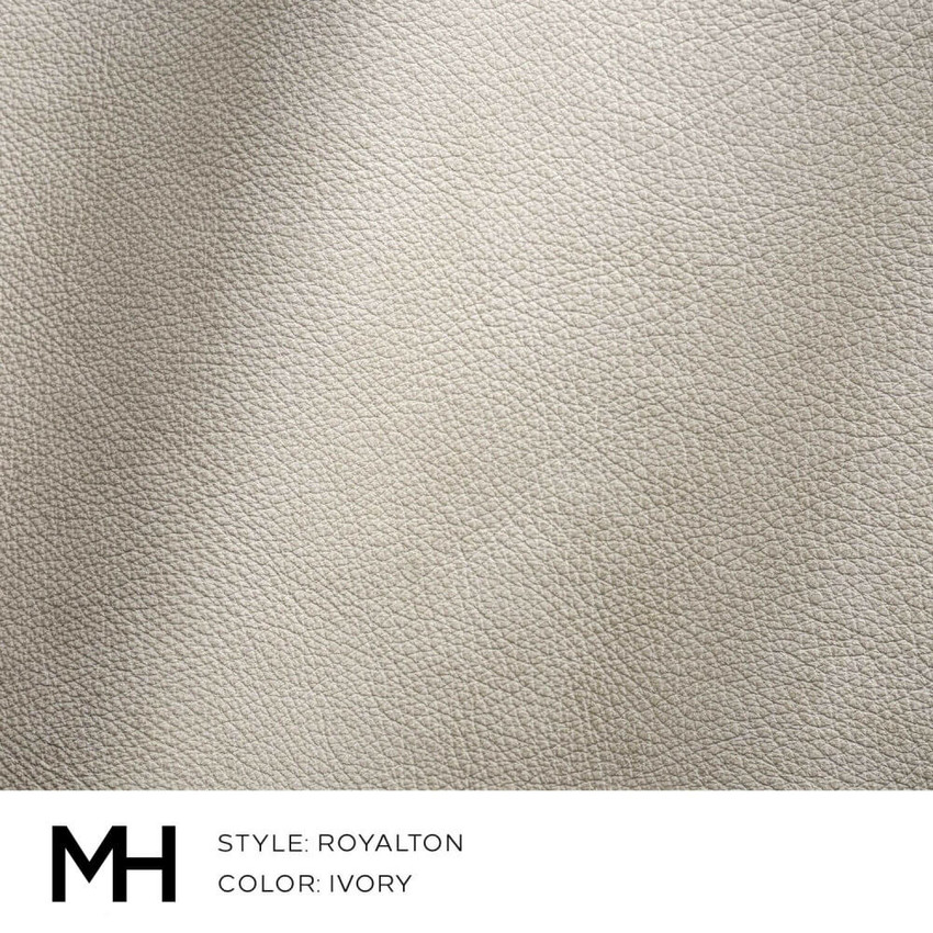Royalton Ivory Leather Swatch