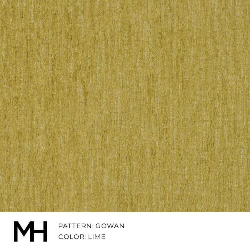 Gowan Lime Fabric Swatch, Moss Home Fabric Swatch