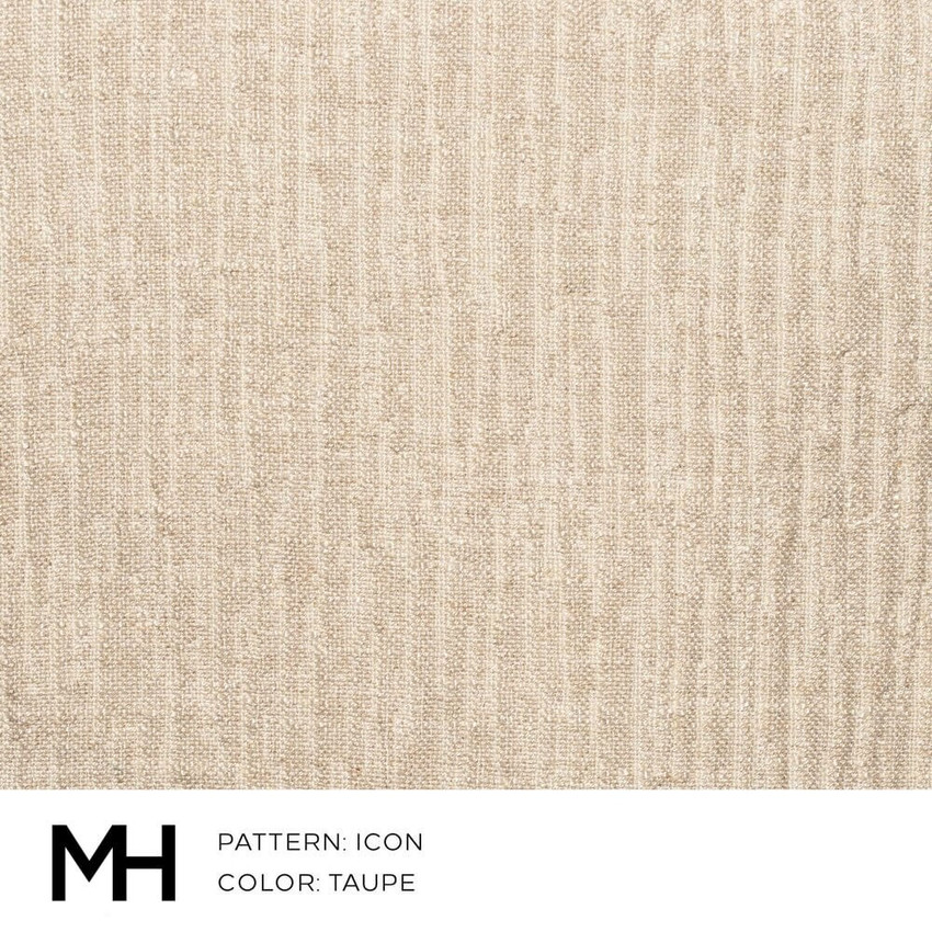Moss Home Icon Fabric by the Yard in Taupe