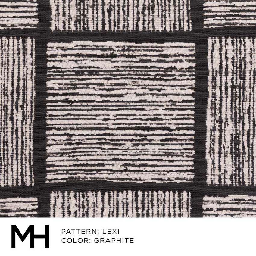 Lexi Graphite Fabric Swatch Moss Studio Moss Home