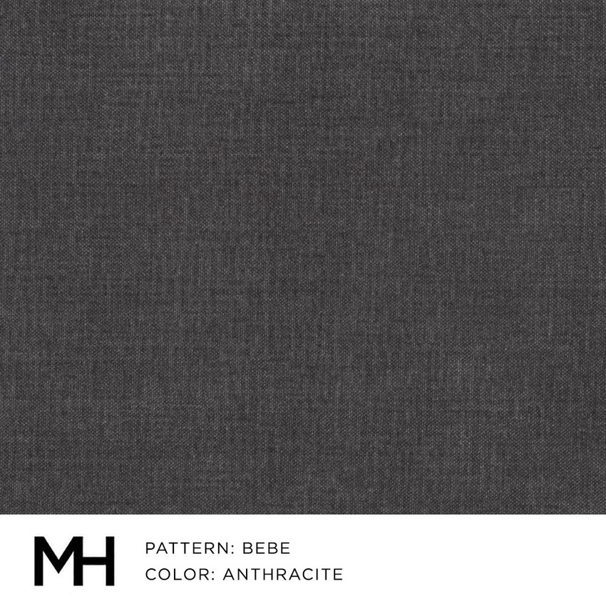 Moss Home Bebe Fabric by the Yard in Anthracite