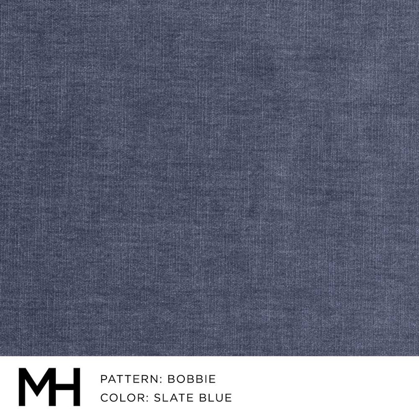 Moss Home Bobbie Fabric by the Yard in Slate Blue