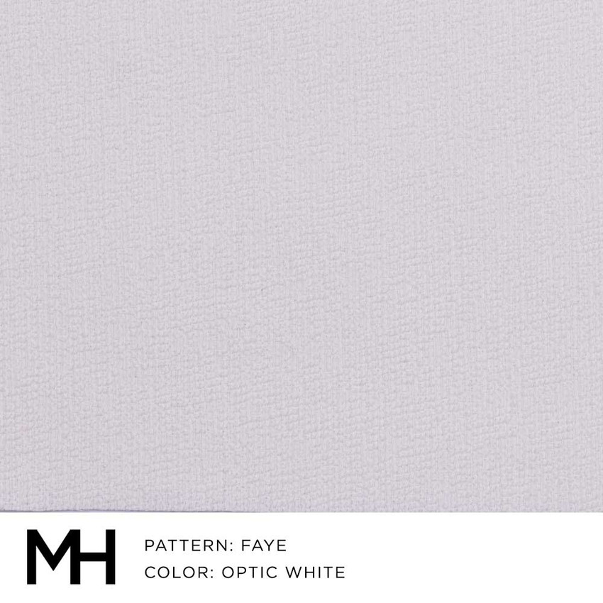 Moss Home Faye Fabric by the Yard in Optic White