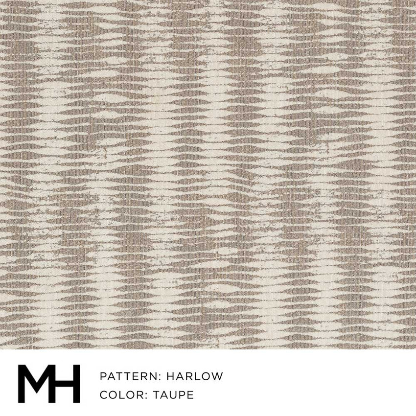 Moss Home Harlow Fabric by the Yard in Taupe